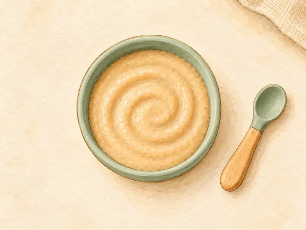 Banana & peanut oat porridge
