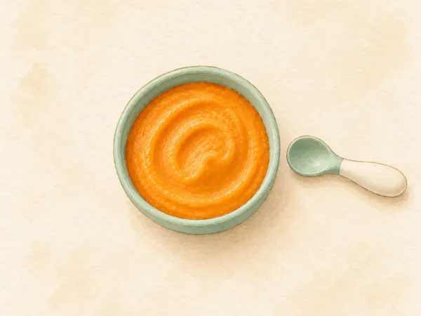 Lentil & sweet potato purée