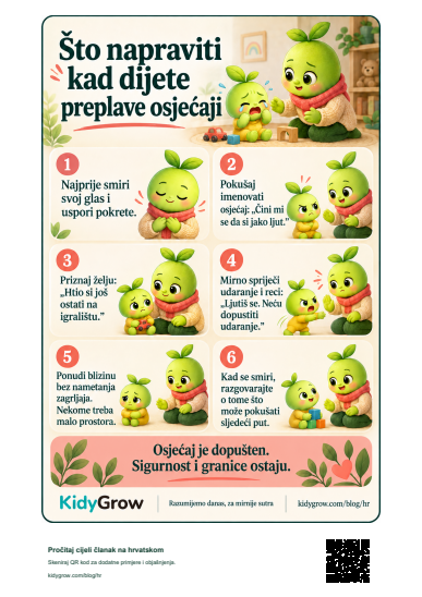 Što napraviti kad dijete preplave osjećaji